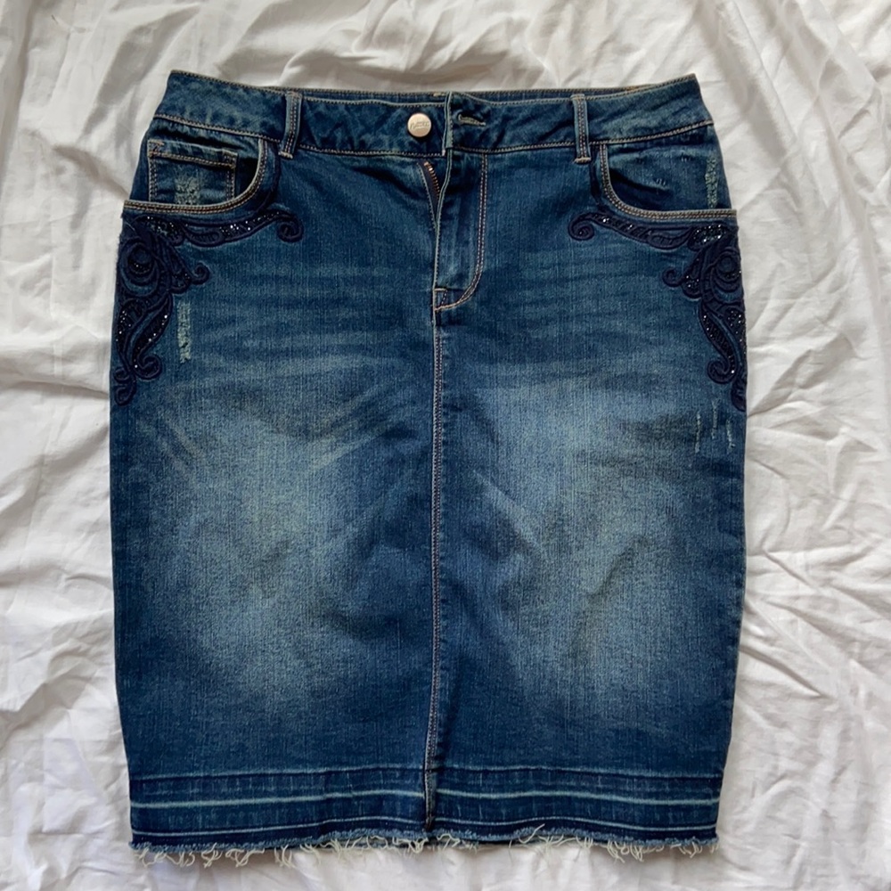 Vintage Nanette Denim Skirt
